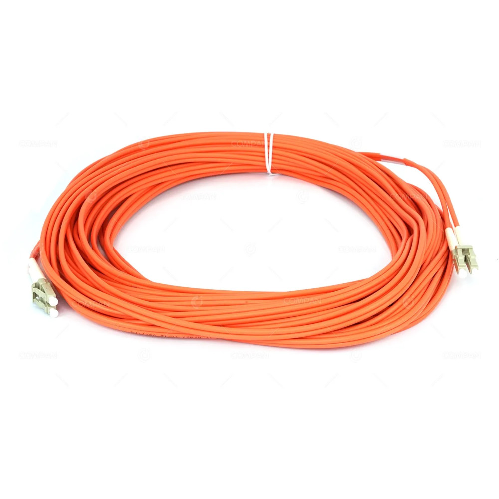 3-03893-02 QUANTUM MULTIMODE LC DUPLEX FIBER OPTICAL CABLE 15M