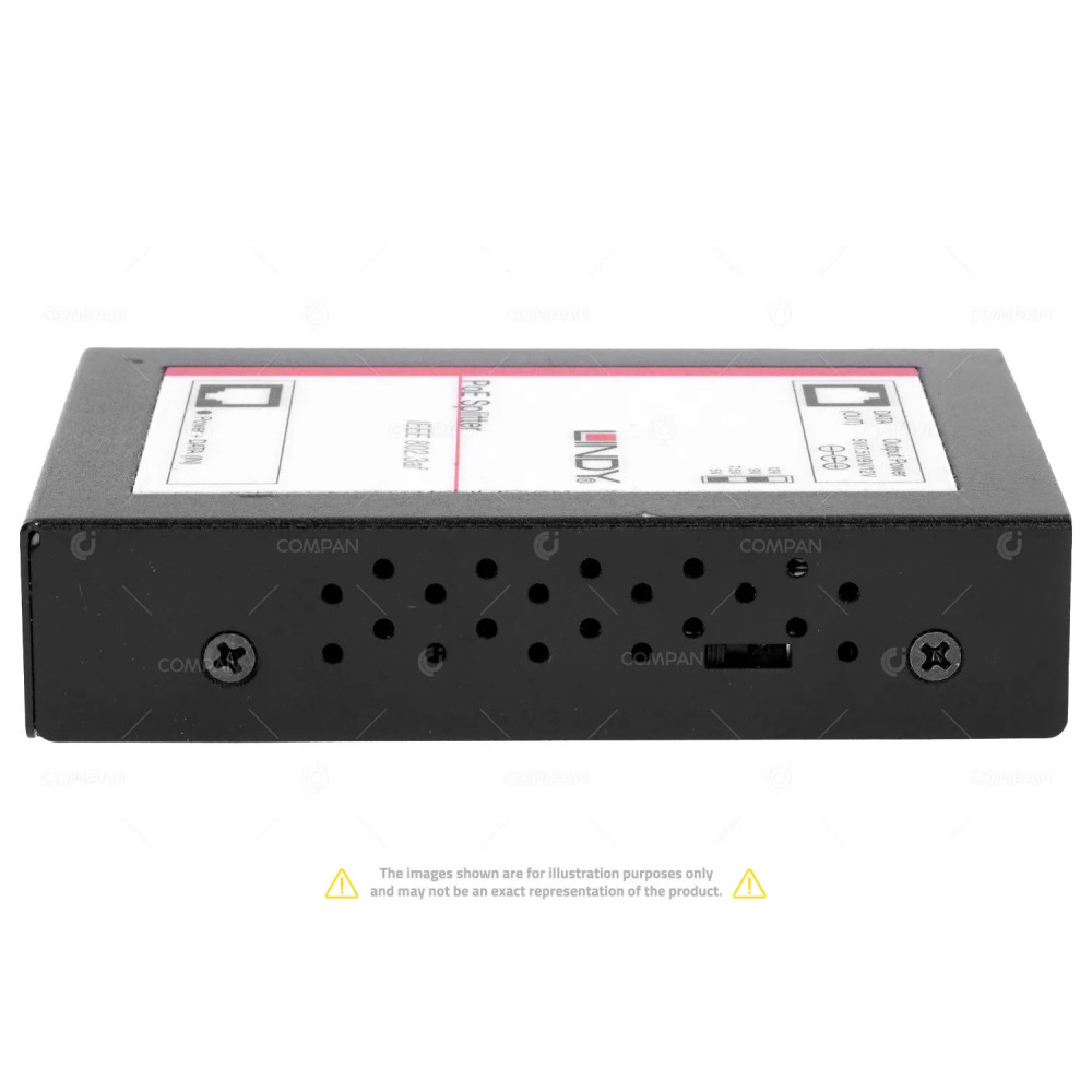 25053 LINDY 25053 2-PORT 12V POE SPLITTER IEEE 802.3AF 25053