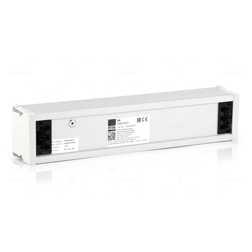 DK 7856.006 RITTAL PSM BUSBAR 3-PHASE REDUNDANT INFEED MAXIMUM CURRENT OF 16 A/32 A 7-WAY WITH 6 PSM SOCKET MODULES 6X IEC 320 SOCKET C13