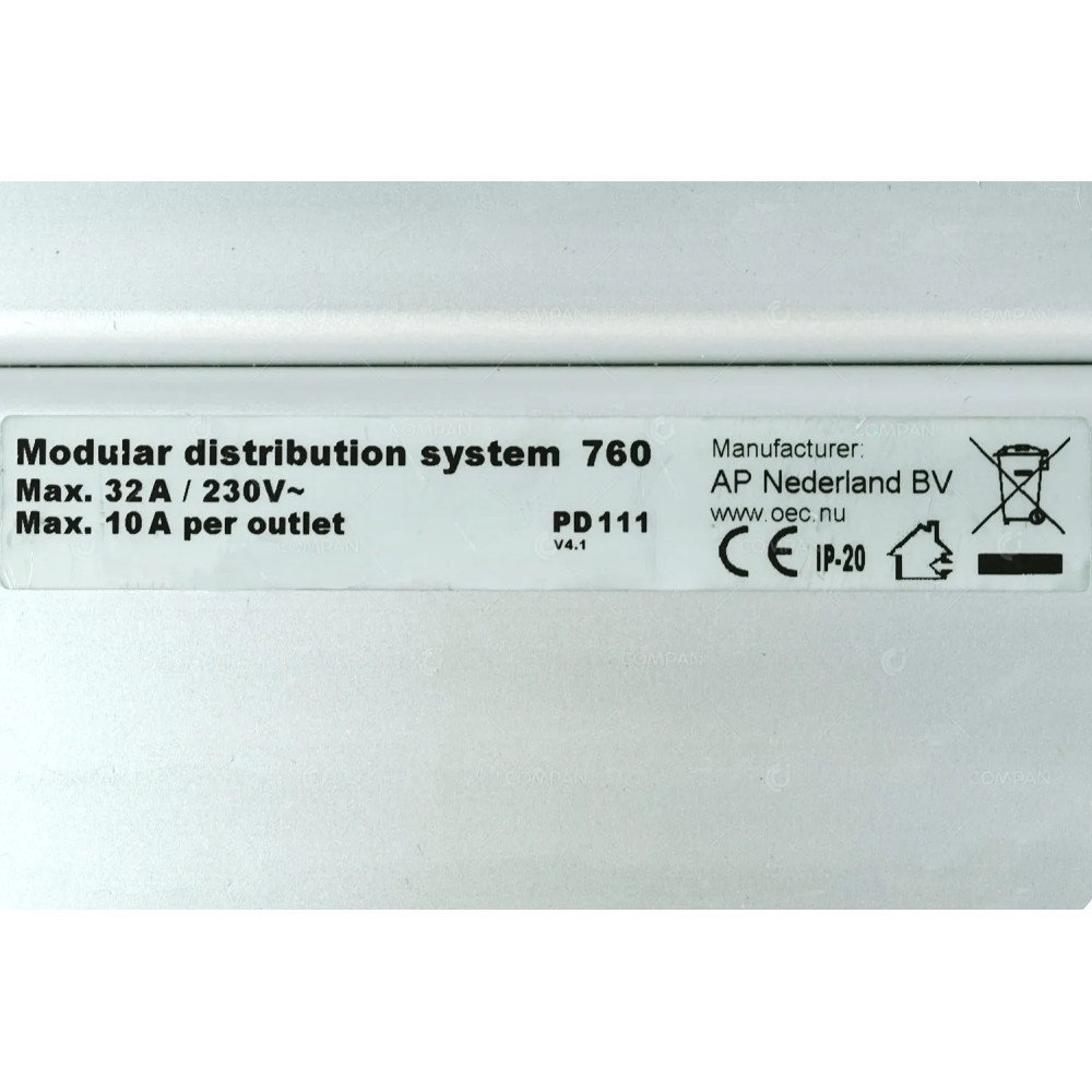 PD 111 AP NEDERLAND BV PD111 MODULAR DISTRIBUTION SYSTEM 760