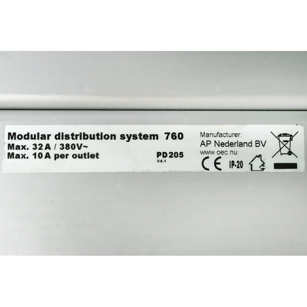 PD 205 AP NEDERLAND BV PD205 MODULAR DISTRIBUTION SYSTEM 760