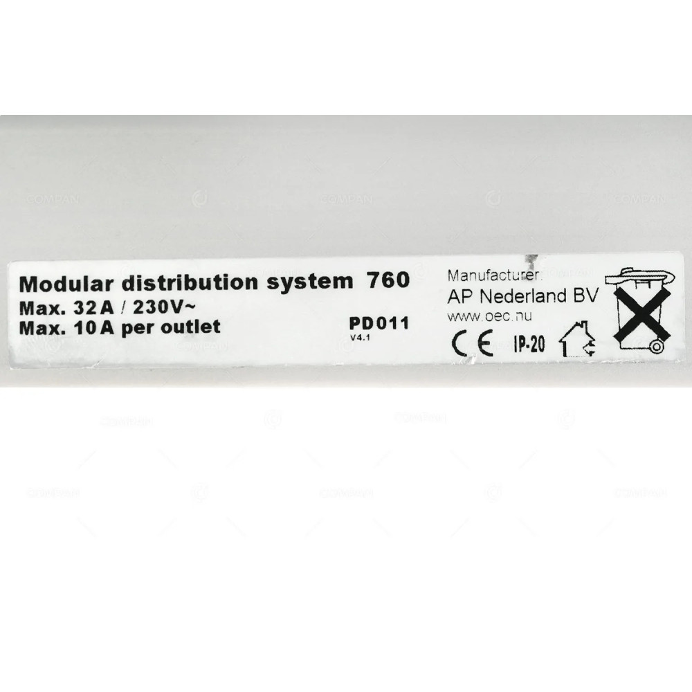 PD 011 AP NEDERLAND BV PD 011 MODULAR DISTRIBUTION SYSTEM 760 PD011