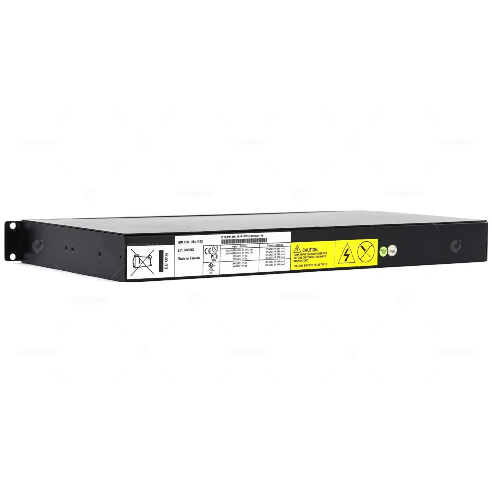 39J1183 IBM 39J1183 PDU 12X C13 200-240 V/AC POWER DISTRIBUTION UNIT H86802, 39Y8925