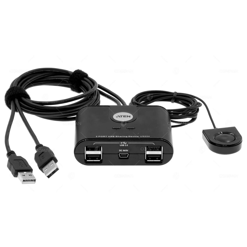 US224  ATEN 2 PORT USB PERIPHERAL SHARING DEVICE