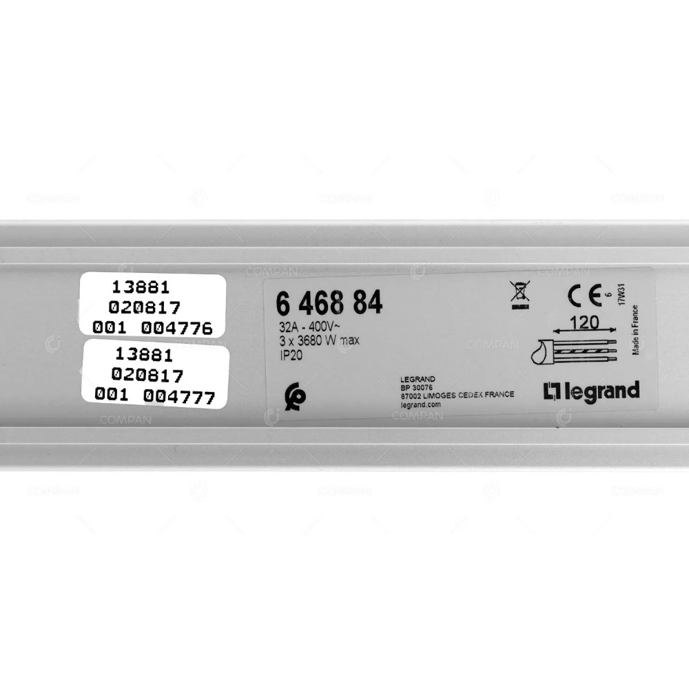 646884 LEGRAND PDU 24X C13 6X C19 3P+N+G 32A -