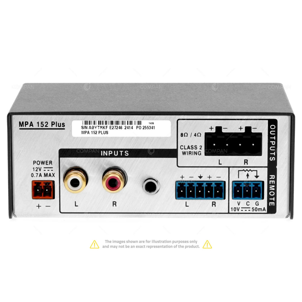 60-844-03  EXTRON 60-844-03 MPA152PLUS STEREO AMPLIFER- 15 WATTS PER CHANEL