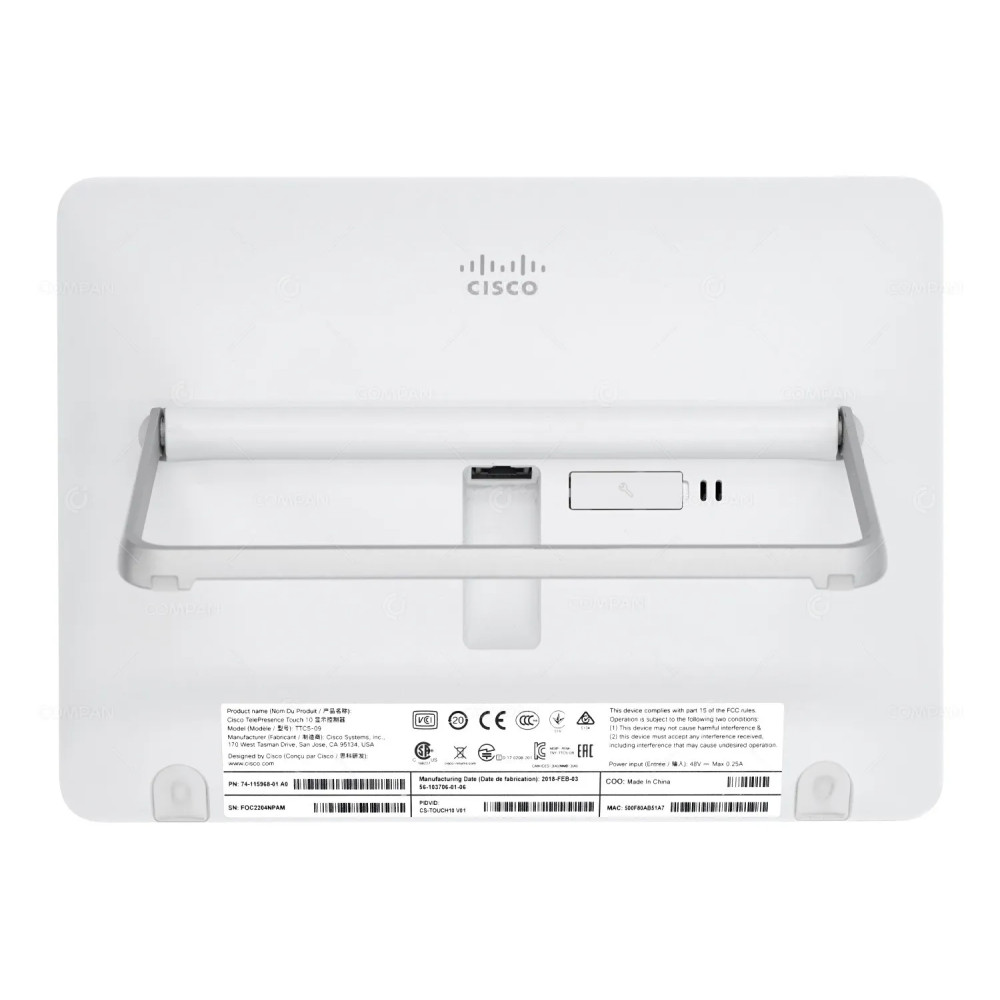 CS-TOUCH10  CISCO TOUCH 10 POE POWERED TELEPRESENCE CONTROL UNIT