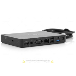 R2JRN  DELL WD15 USB HDMI VGA 130W DOCKING STATION FOR LATITUDE 5280, 5285, 5389, 5480, 5580, 7280, 7285, 7380, 7389, 7480, XPS 13 (9360), XPS 13 (9365)