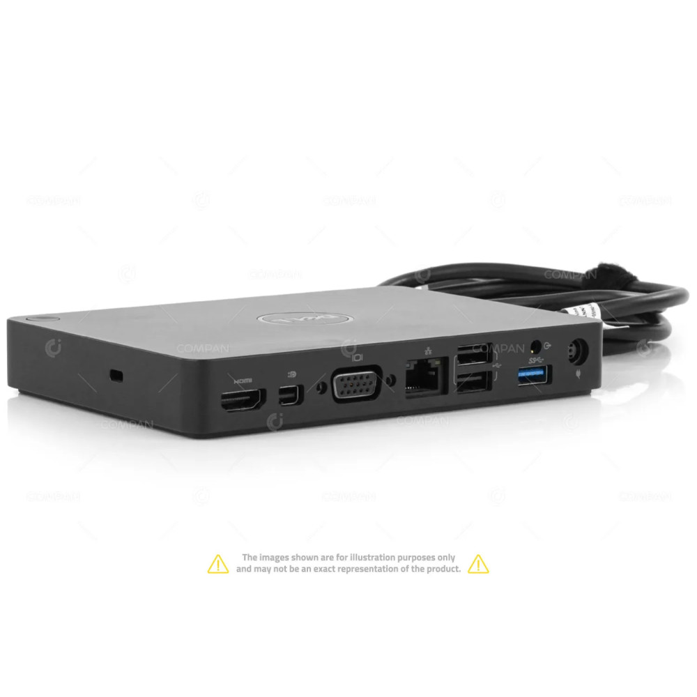 R2JRN  DELL WD15 USB HDMI VGA 130W DOCKING STATION FOR LATITUDE 5280, 5285, 5389, 5480, 5580, 7280, 7285, 7380, 7389, 7480, XPS 13 (9360), XPS 13 (9365)