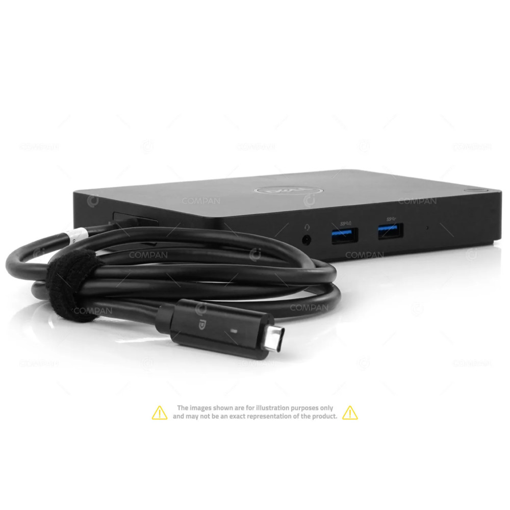 R2JRN  DELL WD15 USB HDMI VGA 130W DOCKING STATION FOR LATITUDE 5280, 5285, 5389, 5480, 5580, 7280, 7285, 7380, 7389, 7480, XPS 13 (9360), XPS 13 (9365)