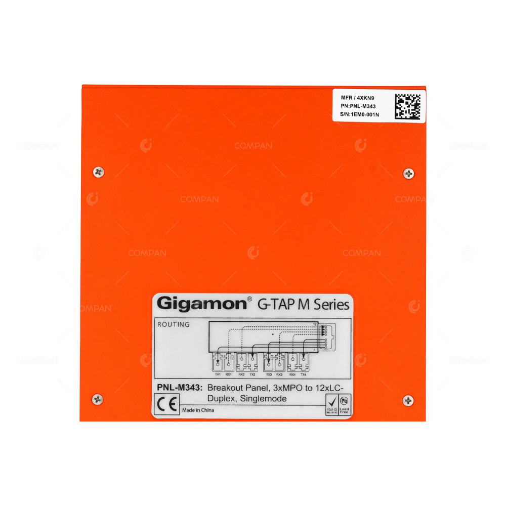 PNL-M343  GIGAMON PNL-343 G-TAP M SERIES BREAKOUT PANEL