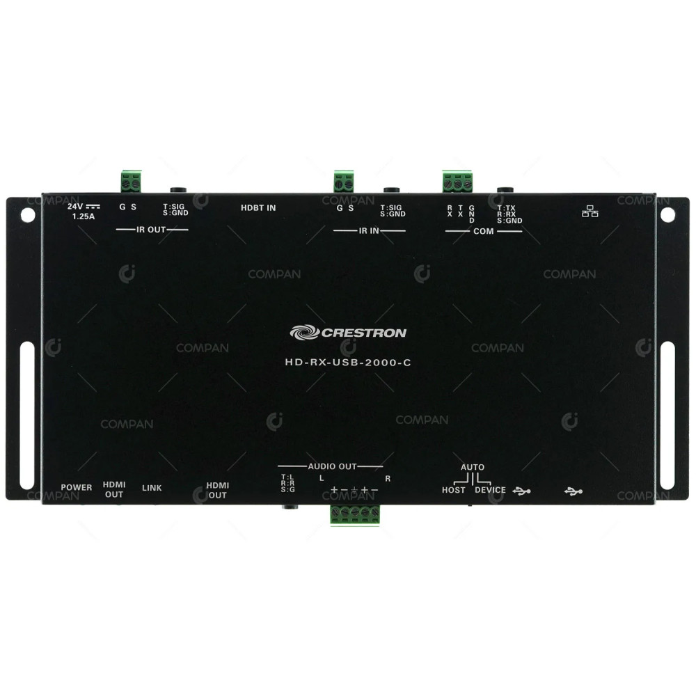 HD-RX-USB-2000-C  CRESTRON RECEIVER FOR HDMI, USB 2.0, RS-232, IR, RJ45 EXTENDER