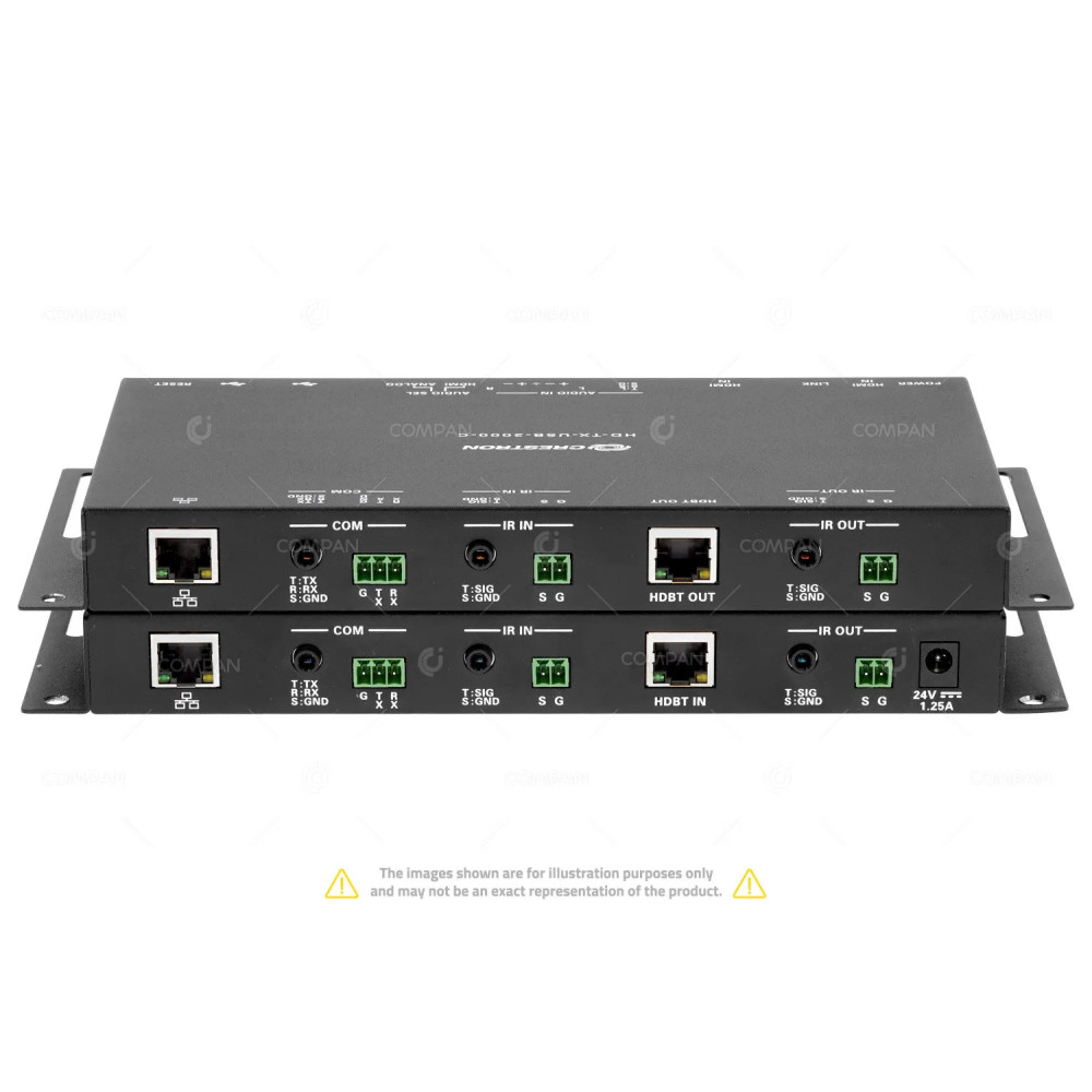 HD-RX-USB-2000-C  CRESTRON RECEIVER FOR HDMI, USB 2.0, RS-232, IR, RJ45 EXTENDER