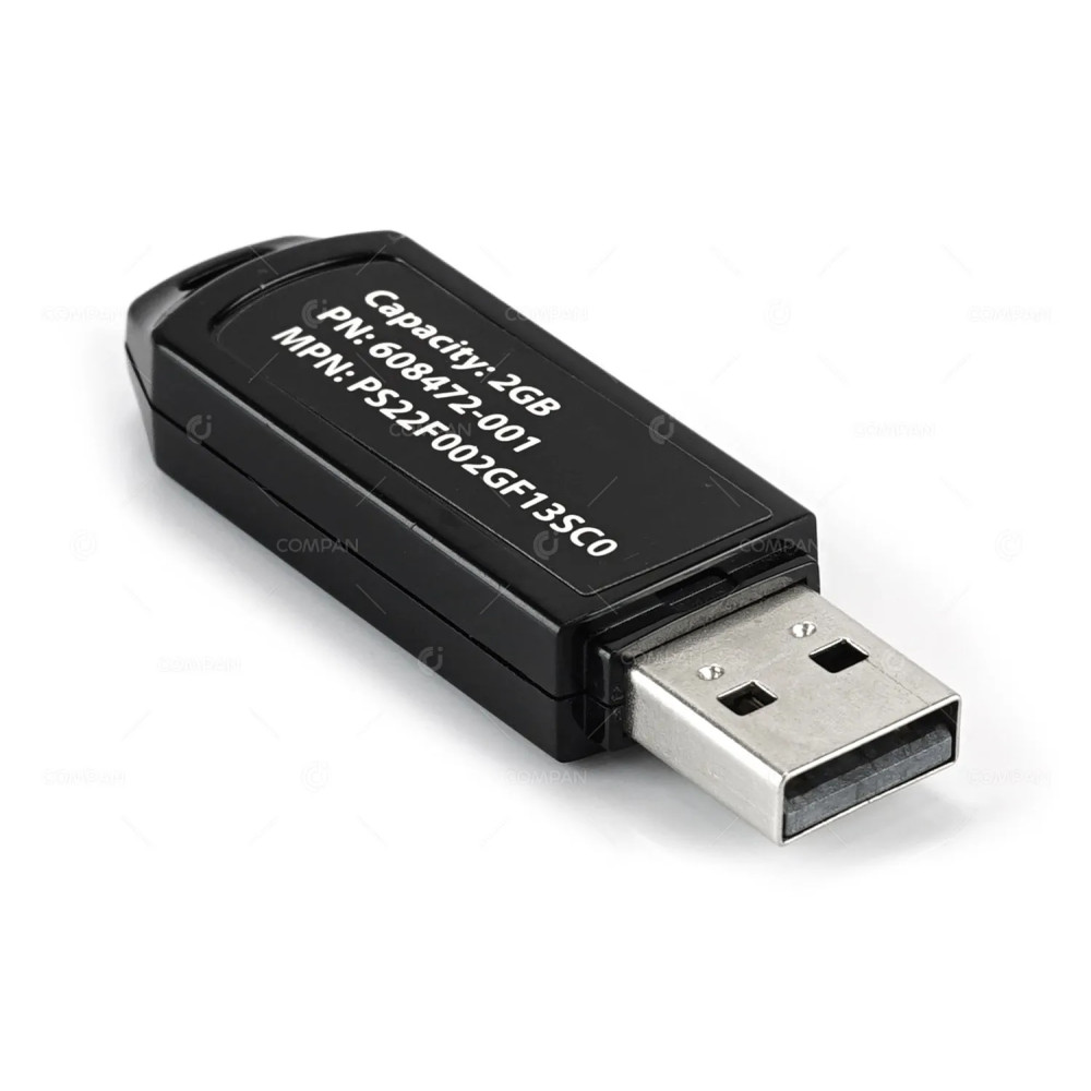 608472-001 HP 2GB USB FLASH MEDIA DRIVE KEY FOR PROLIANT PS22F002GF13SC0