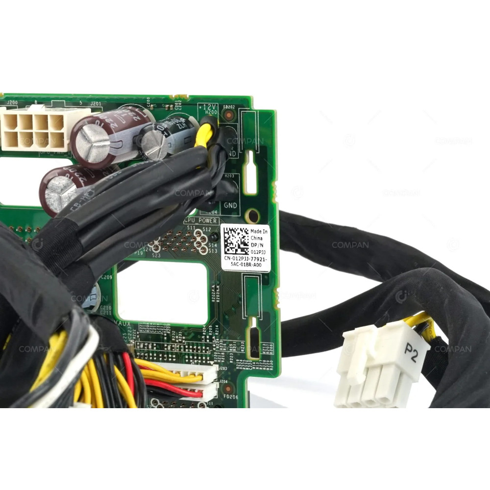 12PJJ DELL POWER SUPPLY BACKPLANE 2-SLOT PDB HOT-SWAP WITH CABLES FOR POWEREDGE T430 T630 R530 G13 012PJJ
