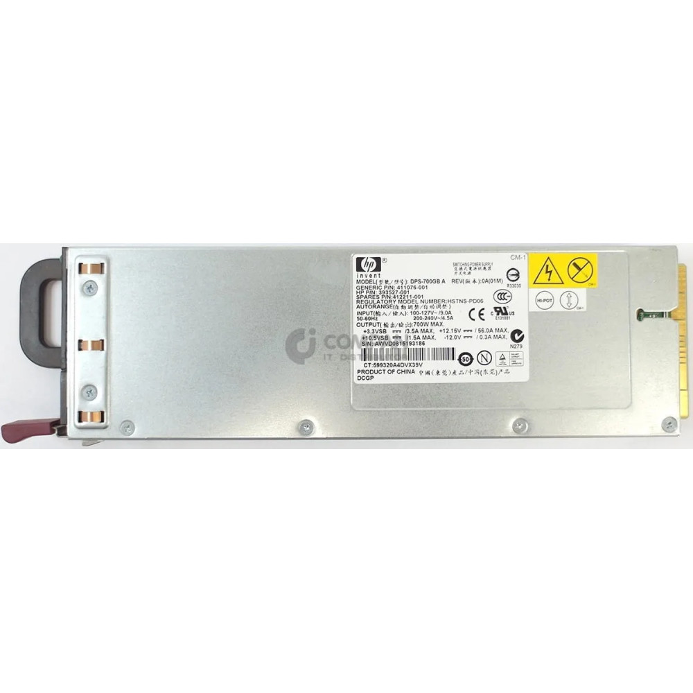 412211-001 HP 700W POWER SUPPLY FOR HP PROLIANT DL360 G5