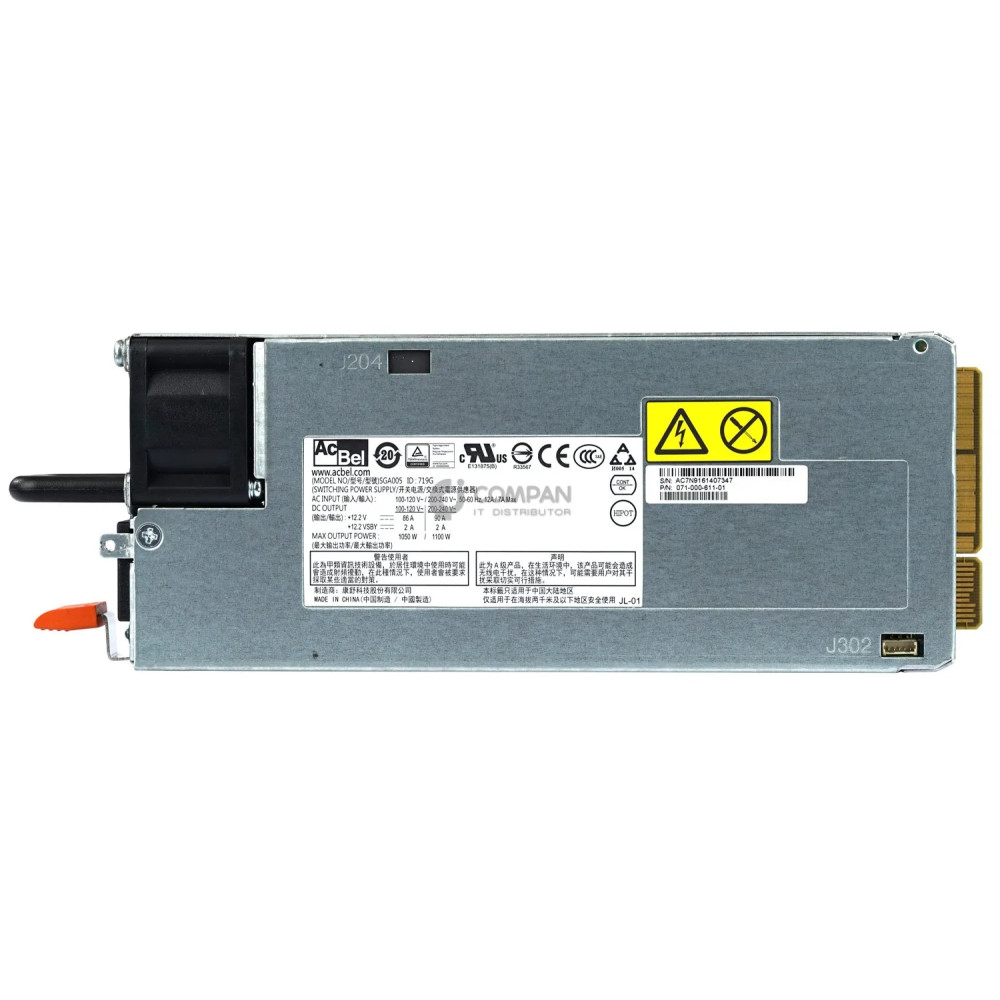 071-000-611-01 EMC 1100W AC DC POWER SUPPLY FOR EMC UNITY SERIES