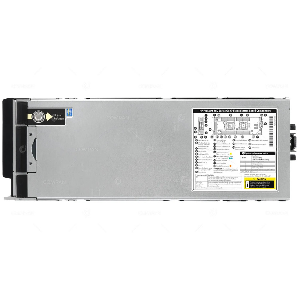 HPE C7000 16x BL460c Gen9 32x Xeon E5-2680 V4 8TB RAM 32x 146GB 15K 6G SAS Rails