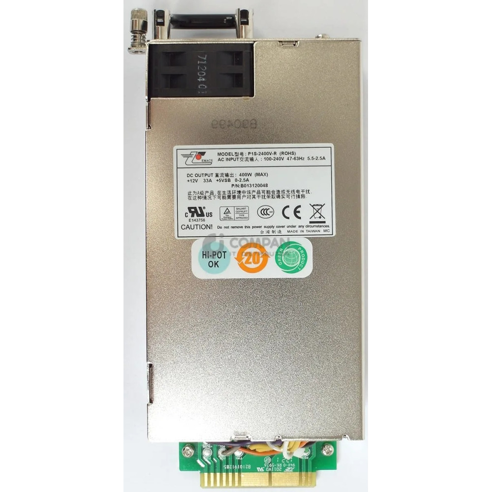 P1S-2400V-R EMACS 400W POWER SUPPLY FOR QNAP NAS SERVER TS-1269U