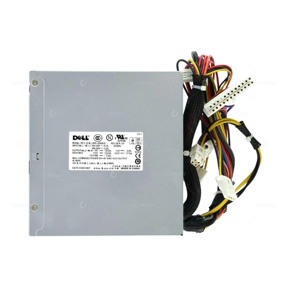 TH344 / DELL 420W POWER SUPPLY FOR DELL POWEREDGE 800 830 840
