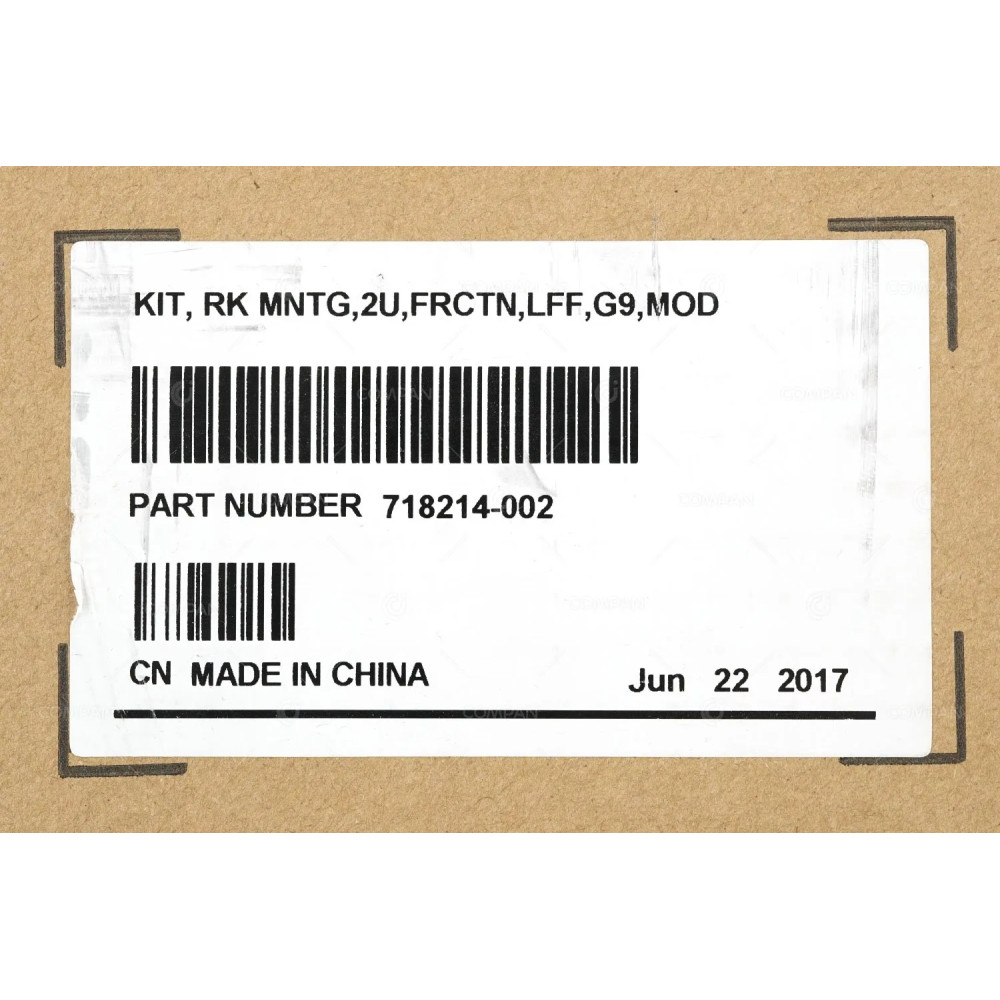 718214-002 HP RAILS FOR HP DL80 DL180 DL380 DL385P G8 G9 LFF 718494-001