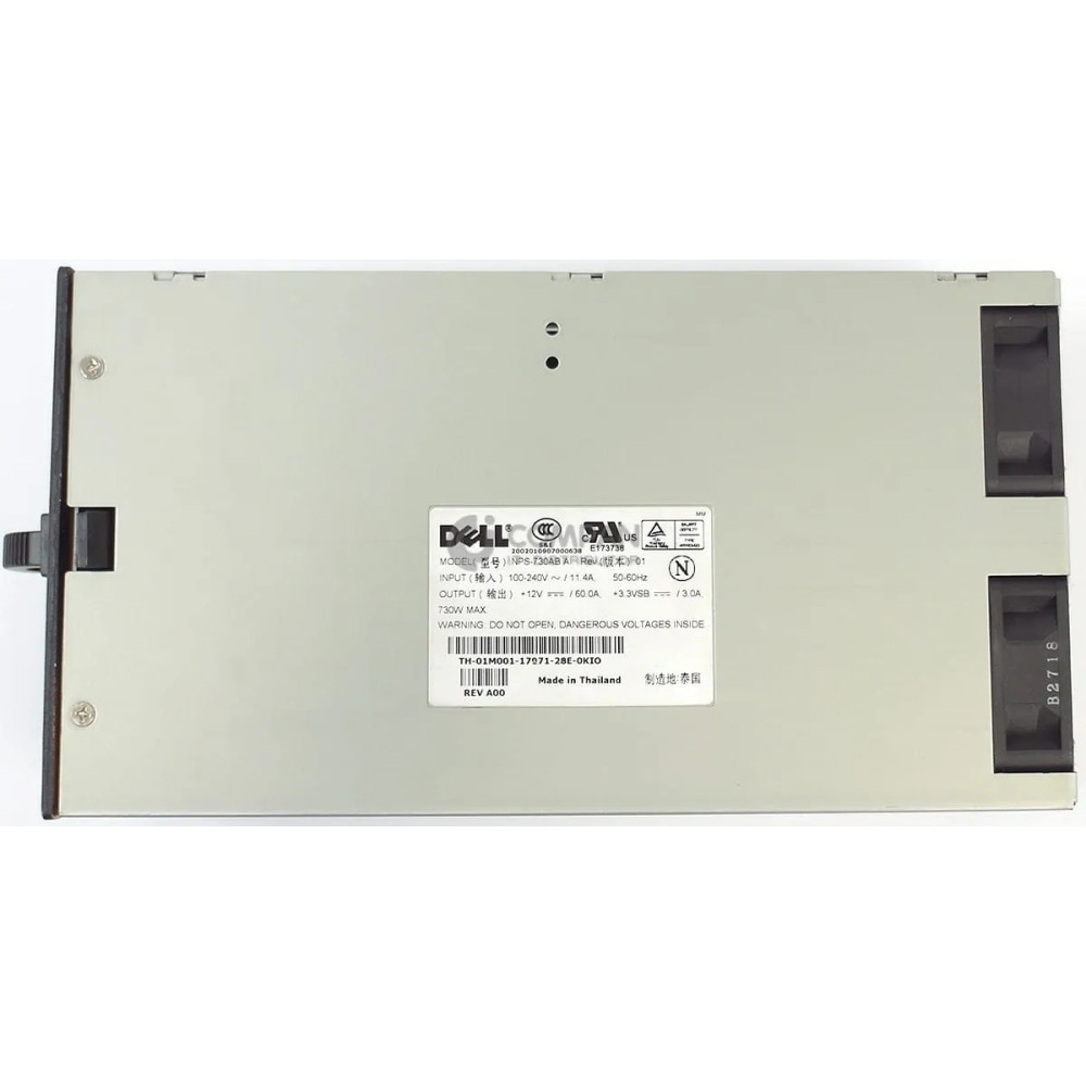 1M001 DELL 730W POWER SUPPLY FOR PE 2600 NPS-730AB