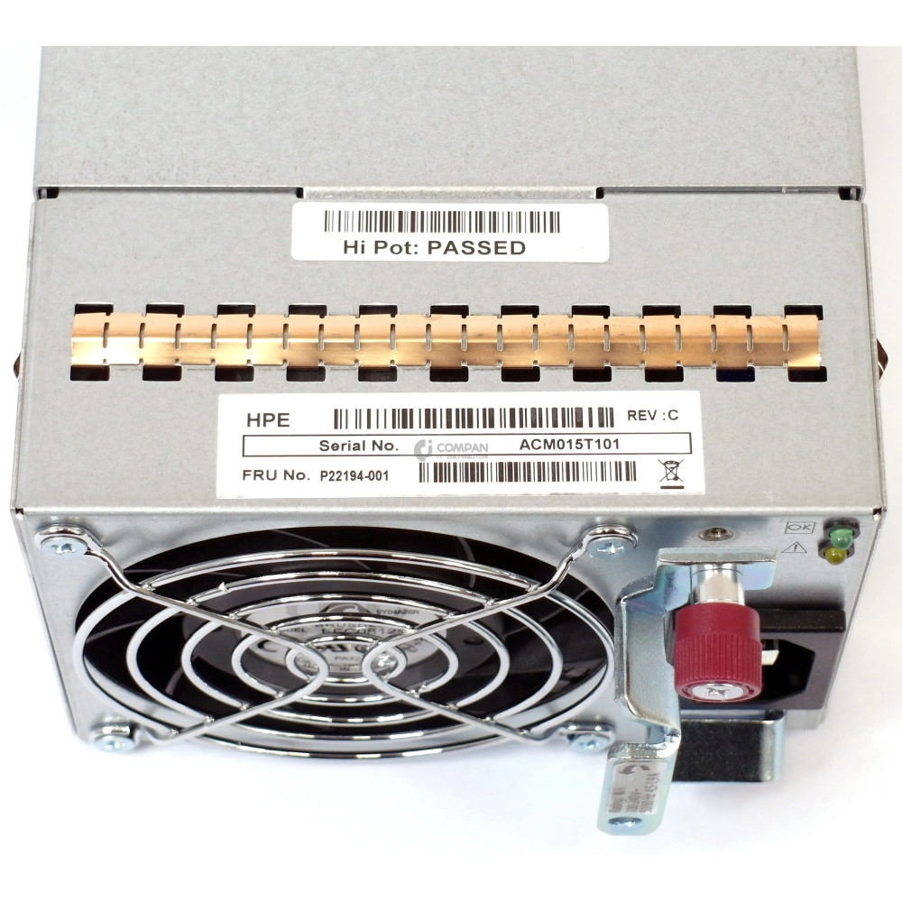 P22194-001 HPE POWER SUPPLY FOR MSA2052 627W -