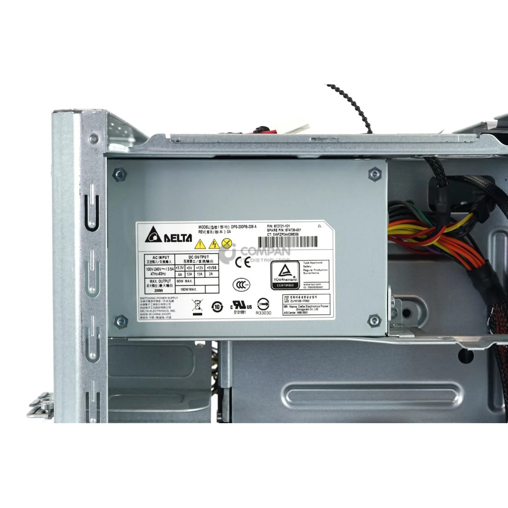 874739-001 HP POWER SUPPLY 200W FOR MICROSERVER G10 872721-001, DPS-200PB-209