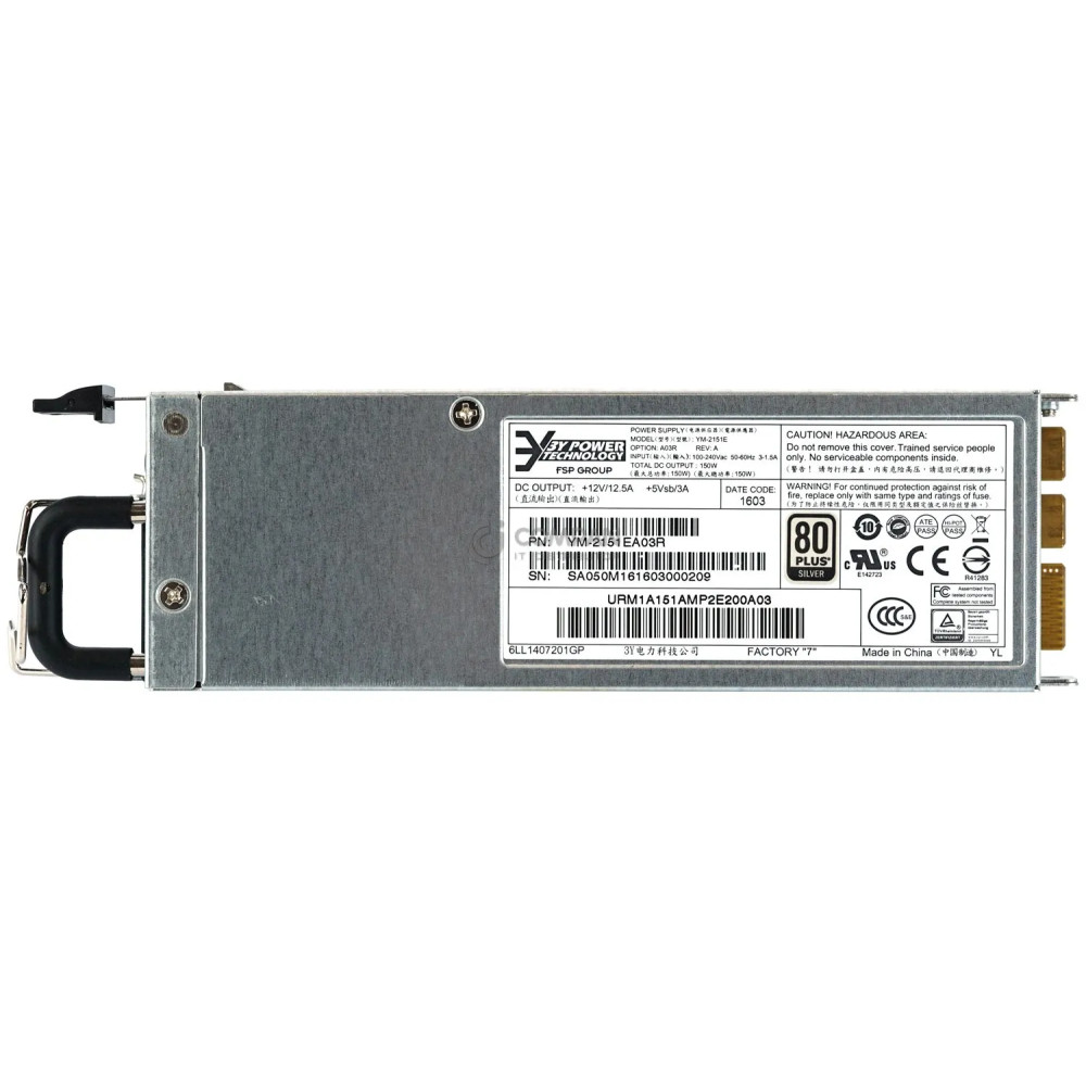 YM-2151EA03R 3YPOWER 150W 80+ SILVER PSU FOR ATTO FIBREBRIDGE 7500N