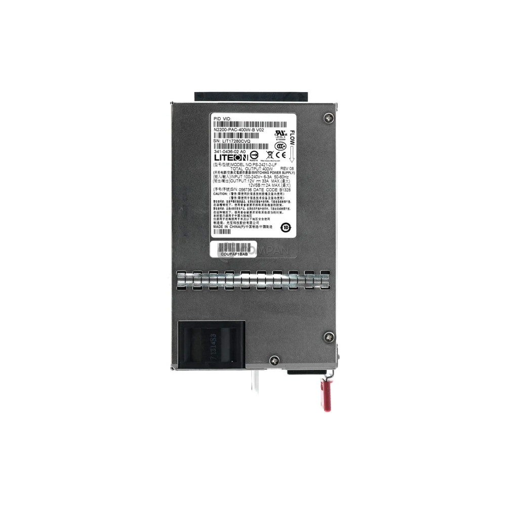 N2200-PAC-400W-B CISCO 400W PORT SIDE INTAKE PSU FOR CISCO NEXUS 2232PP