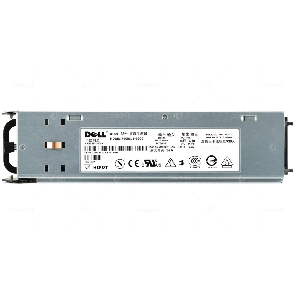 GD418 DELL 930W POWER SUPPLY FOR DELL POWEREDGE 2800