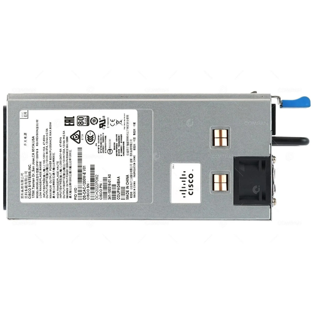 DS-CAC-1200W-E CISCO 1200W 80 PLUS PLATINUM POWER SUPPLY FOR DS-C9396S-K9