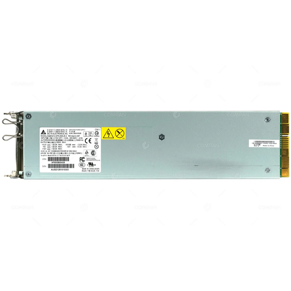 MNNWJ DELL 500W POWER SUPPLY FOR EMC DD160 AF500B00438, DPS-500LB