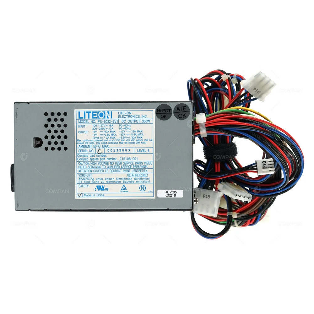 216108-001 HP 300W PSU POWER FACTOR CORRECTION FOR PROLIANT ML330 ML350 ML370