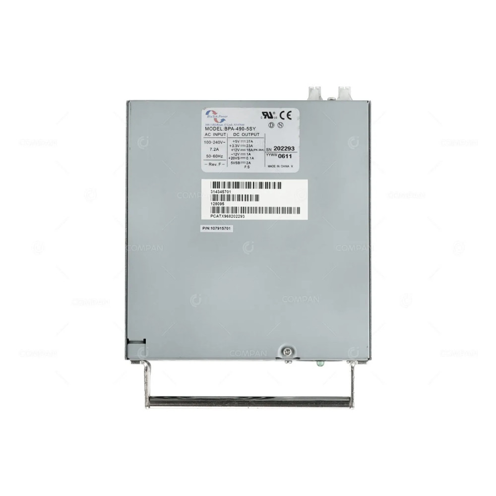 BPA-490-5SY / BLU TEK POWER 490W REDUNDANT PSU HOT-SWAP / 314345701, 107915701