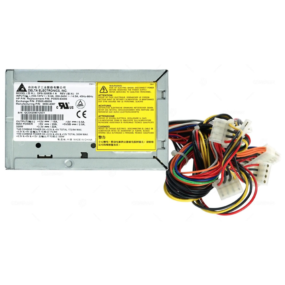 P3505-63006 HP 320W POWER SUPPLY FOR TC3100 X2100