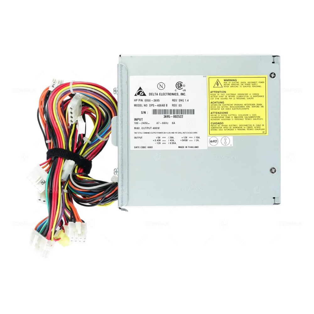 0950-3695 HP 400W POWER SUPPLY FOR WORKSTATION B2000 DPS-400AB