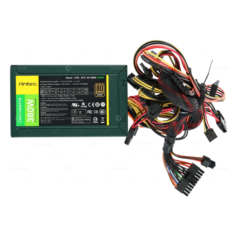 EA-380D ANTEC EARTHWATTS 380W POWER SUPPLY 80 PLUS BRONZE -