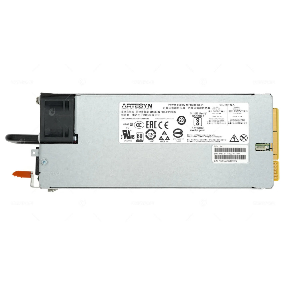 071-000-713-00 DELL EMC 1100W AC DC POWER SUPPLY FOR POWERMAX VMAX -