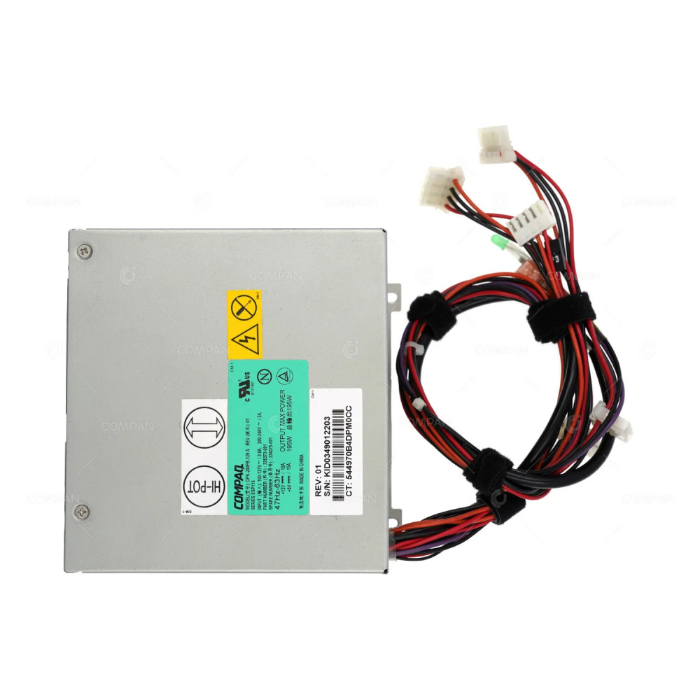234075-001 HP COMPAQ 195W POWER SUPPLY FOFR 234327-001 228373-001