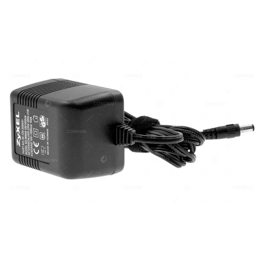 30-123-288051 ZYXEL 16W 16V 1A AC/DC ADAPTER MW48-1801000UA