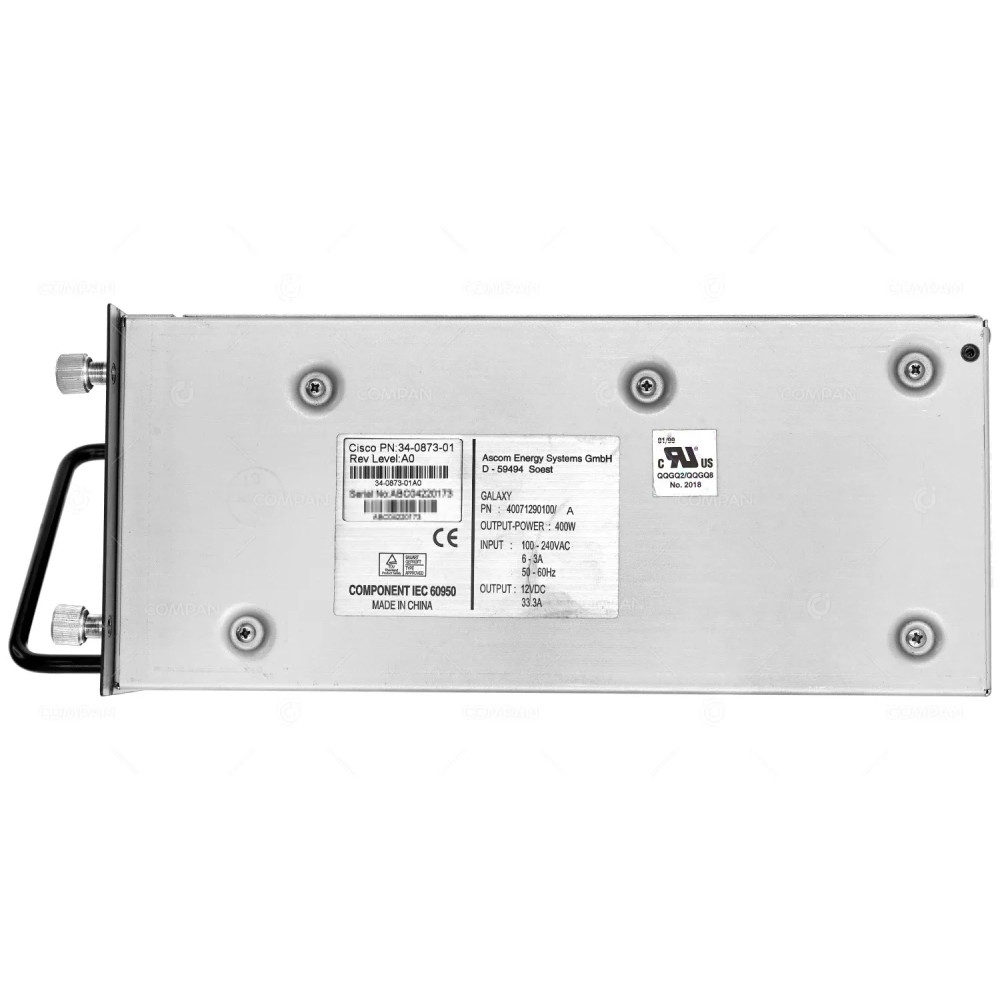 34-0873-01 CISCO 400W POWER SUPPLY FOR CATALYST 4000 D-59494, 40071290100