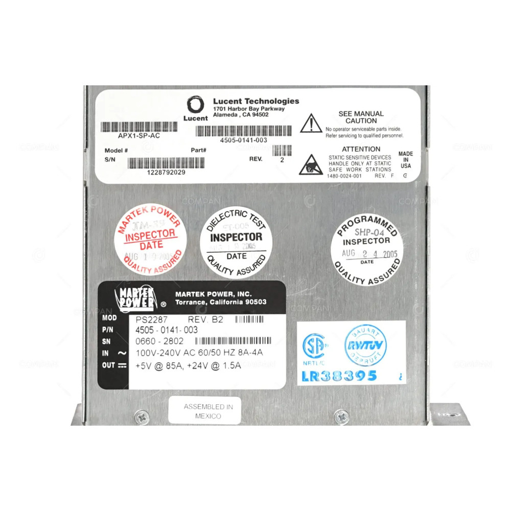 4505-0141-003 APX1-SP-AC APX1-SP-AC