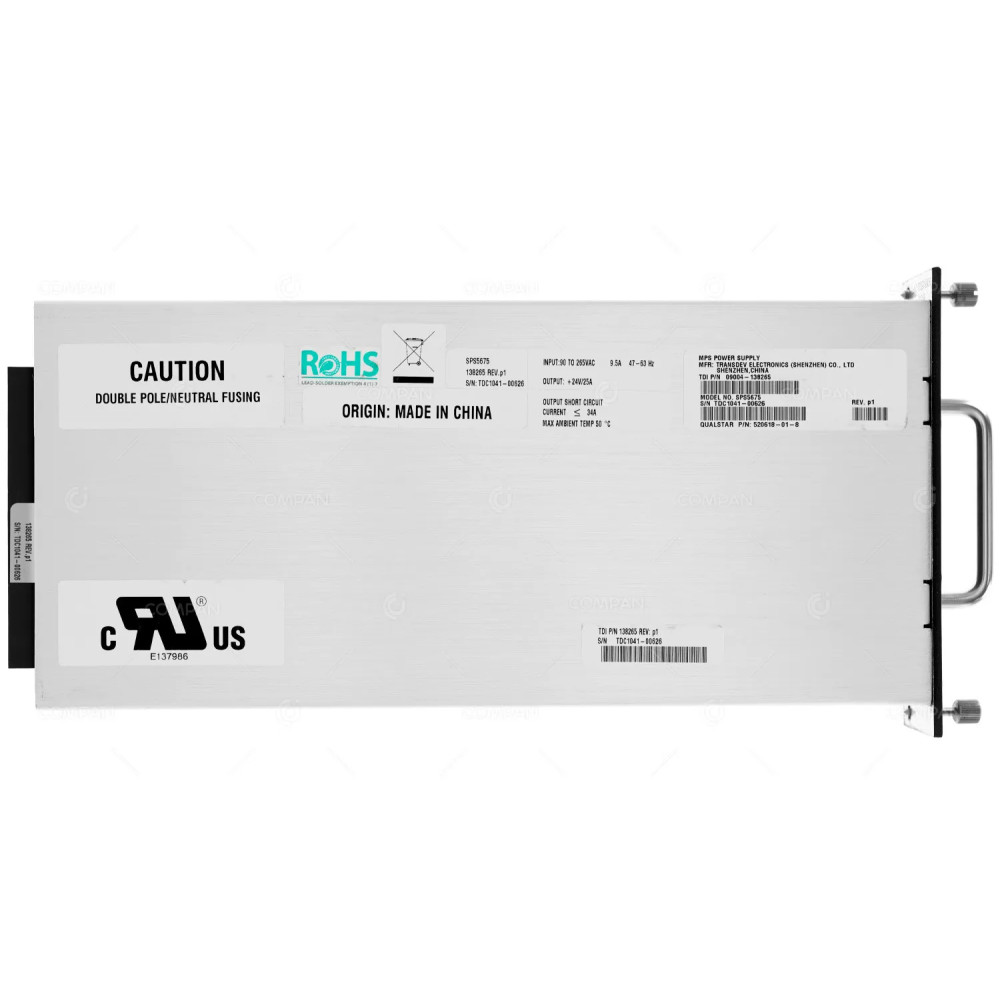 520618-01-8 QUALSTAR POWER SUPPLY FOR XLS LIBRARY 09004-138265, SPS5675, TDC1041-00667