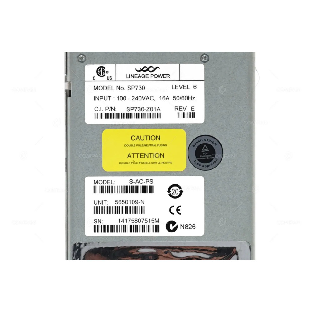 5650109-N ENTERASYS 1600W POWER SUPPLY FOR S4 CHASSIS S-AC-PS