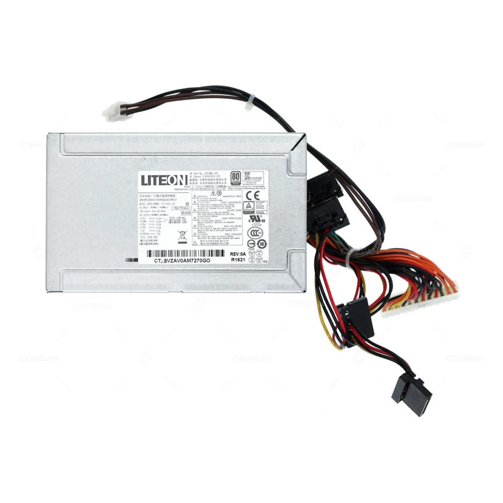 842936-001 HP LITEON 300W 80PLUS BRONZE POWER SUPPLY FOR ML10 G9 835486-001, PS-6301-07