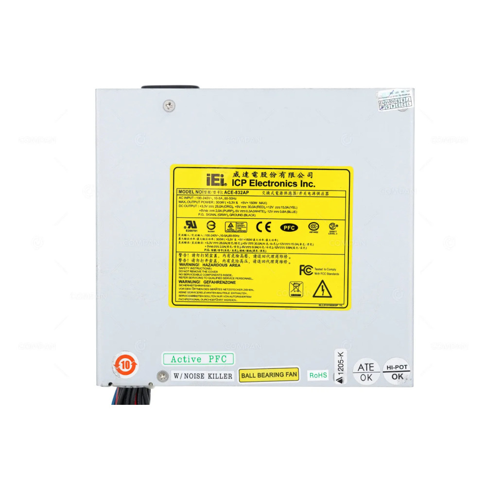 ACE-832AP IEI POWER SUPPLY 300W FOR  IEI B191 9PA3000920