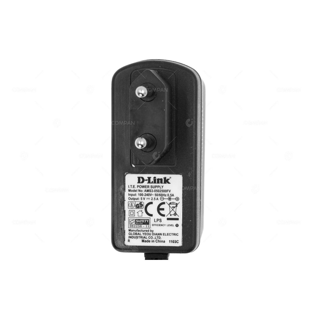 AMS3-0502500FV D-LINK 12.5W 5V 2.5A AC/DC ADAPTER -