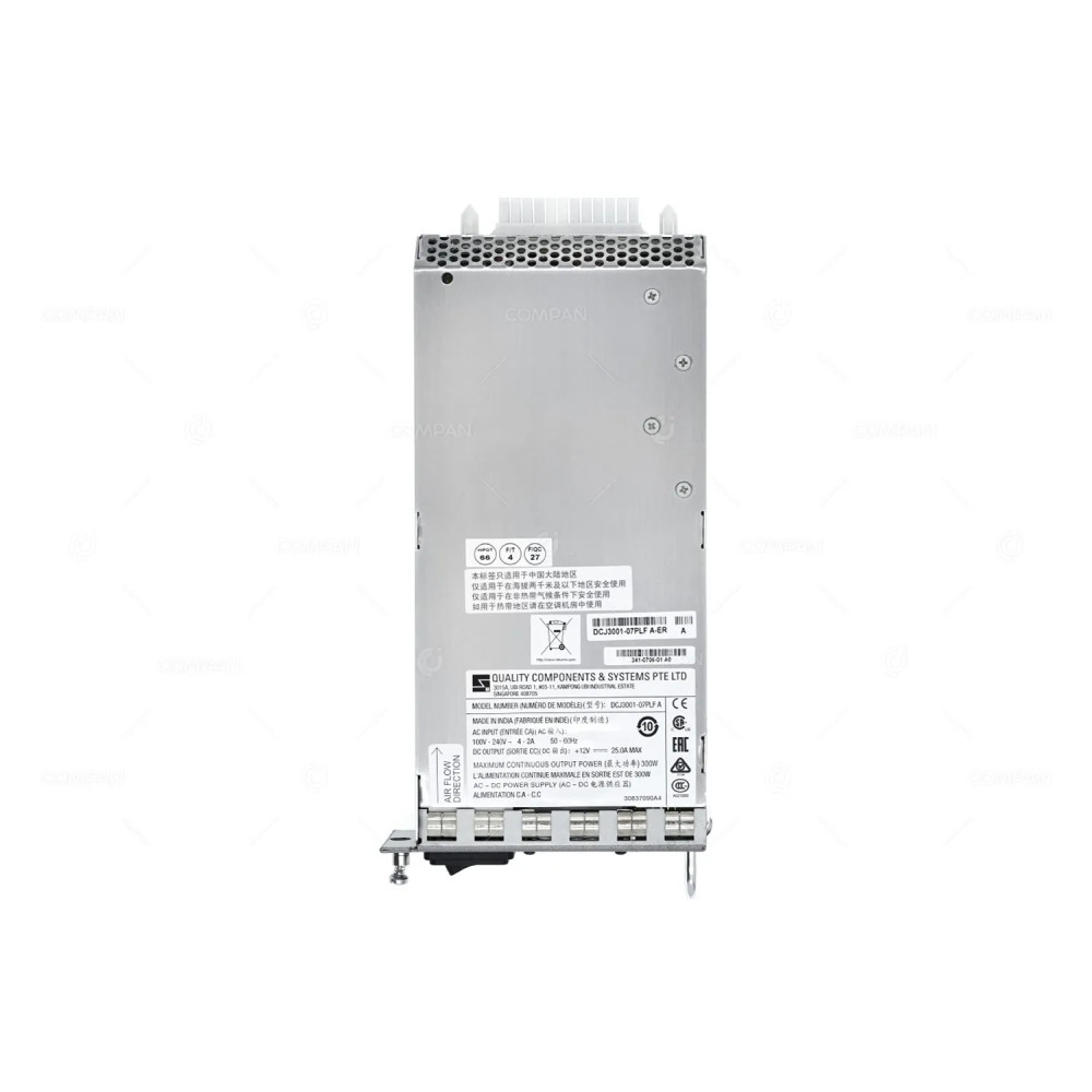 DS-C48S-300AC CISCO 300W PORT SIDE EXHAUST POWER SUPPLY FOR MDS 9148 DCJ3001-07PLF, 341-0706-01