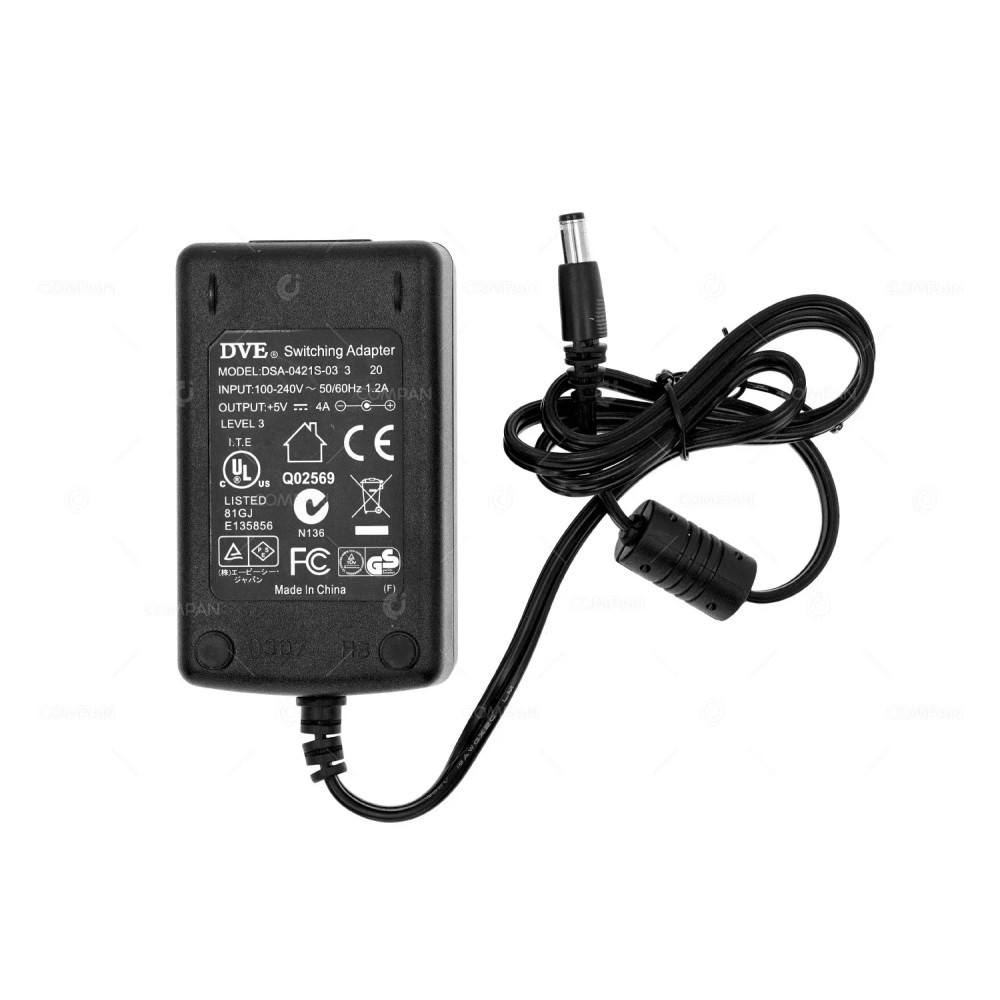 DSA-0421S-03 DVE 20W 5V 4A AC/DC ADAPTER -